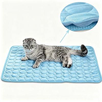 Almohadilla Refrigerante para Verano, Cama Nido para Perros y Gatos, Colchoneta Refrescante para Dormir para Perros Pequeños, Manta Refrigerante Duradera para Mascotas