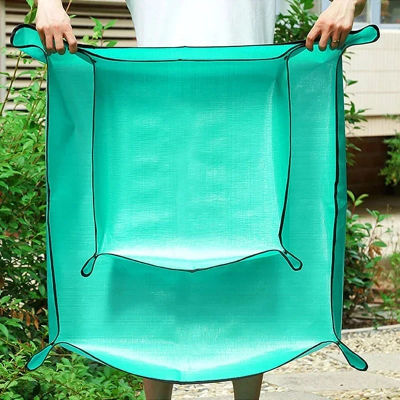 Estera de regeneración de plantas Estera de trasplante impermeable Estera de trasplante de suculentas plegable y fácil de limpiar cuadrada portátil