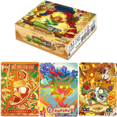 Tarjetas Originales KAYOU Plants Vs. Zombies, Increíble Viaje por la Naturaleza, Paquete de Aventuras Chronos, Colección de Tarjetas de Juego de Plantas del Oeste Salvaje