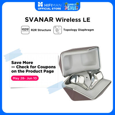 HIFIMAN SVANAR Auriculares intrauditivos inalámbricos con cancelación de ruido Bluetooth de alta fidelidad con DAC Hymalaya, diafragma de topología, IPX5