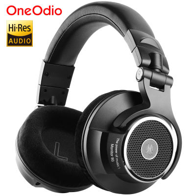 Oneodio Monitor 80 auriculares abiertos con cable sobre la oreja 250Ω auriculares HiFi audiófilos Audio de alta resolución auriculares de estudio profesionales