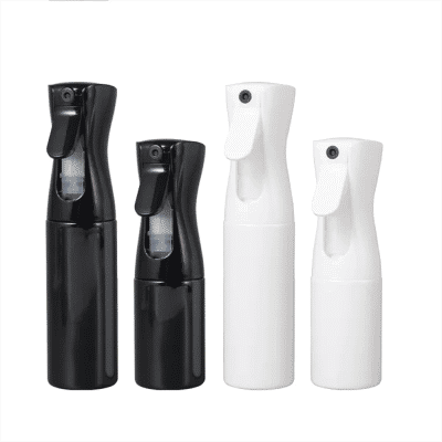 Botella vacía con pulverizador de agua continua de 200/300ML, pulverizador de aceite para peluquería, plantas para el cuidado de la piel, mascotas, cocina, barbacoa