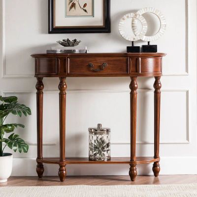 Mesa consola nórdica clásica, cajones Vintage Premium, consola de almacenamiento, organizador de mesa, muebles Wohnzimmer Tisch para sala de estar