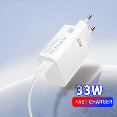 Cargador rápido USB de 33W, Cable tipo C 6A, adaptador de teléfono móvil QC 3,0 para Samsung, Xiaomi, iPhone, enchufe UE EE. UU., cargador USB de viaje de pared