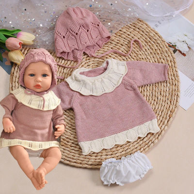 Ropa de muñeca bebé Reborn para muñeca Reborn de 18 pulgadas y 45cm, suéter para niña, trajes de muñecas bebés Reborn, accesorios de ropa para bebé