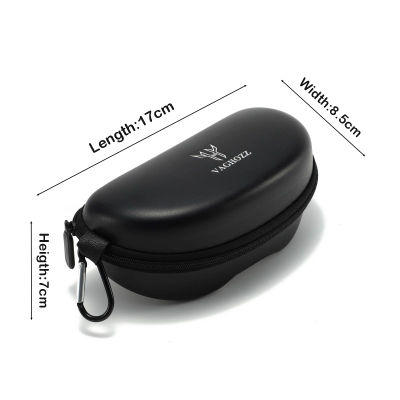 VAGHOZZ Estuche para gafas de sol para ciclismo Estuche para gafas para deportes al aire libre con resistencia a la compresión EVA