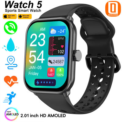 Para Xiaomi Watch 5 Versión Global, Reloj Inteligente Deportivo para Hombres y Mujeres, Pantalla HD AMOLED, Monitor de Ritmo Cardíaco, Llamadas, GPS, Resistente al Agua