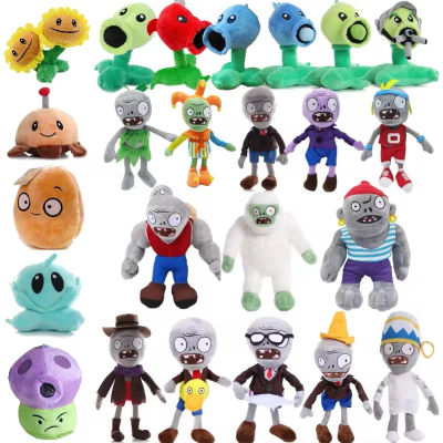 Nuevas plantas Vs Zombies juguetes de peluche girasol WallNut cereza Peashooter patata Mine Chomper nieve guisante felpa regalo de cumpleaños para niños