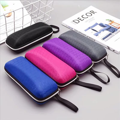 Estuches para gafas, funda para gafas de sol para mujer, caja para gafas con cordón y cremallera, estuches para gafas para hombres