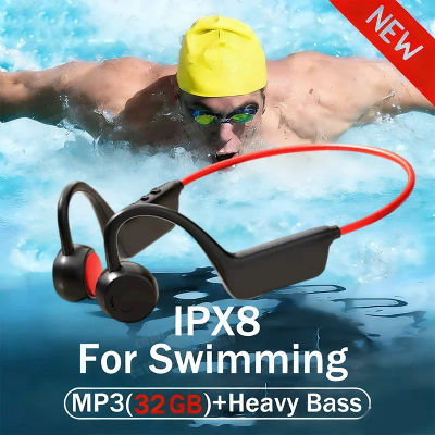 Nuevos Auriculares de Conducción Ósea Inalámbricos IPX8 Resistentes al Agua para Natación y Deportes, Bluetooth 5.4 con Micrófono para Ejercicio y Fitness