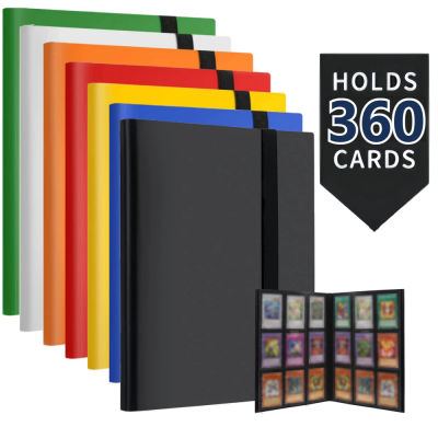 Carpeta para tarjetas de 9 bolsillos (360 tarjetas), álbum protector y duradero para almacenamiento de tarjetas MTG, TCG y deportivas, cuaderno de ensueño para coleccionistas