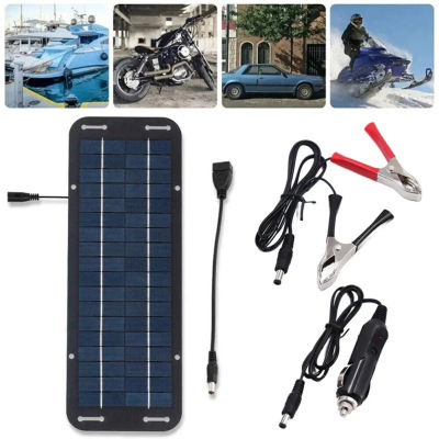 Células solares monocristalinas, cargador lento de batería Solar, Panel Solar Olt de 12V, cargador de batería Solar, Kit de barco y furgoneta para coche