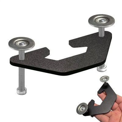 Placa de Refuerzo para Brazo de Monitor, Soporte de Sujeción Ajustable con Abrazadera en C para Monitor de Computadora