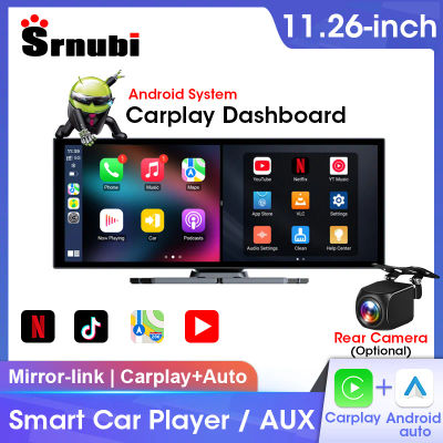 Srnubi 11,26 "Radio Universal para coche sistema Android reproductor Multimedia red GPS Carplay Android Auto Monitor para YouTube Netflix