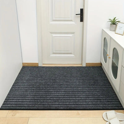 Alfombra de pasillo con parte inferior de goma a rayas de gran tamaño, alfombra para cuarto de lavado, alfombra para exteriores antideslizante y lavable, carpa de área personalizada