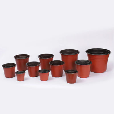 50/100 Uds. Maceta de plástico para cultivo, bandeja resistente a caídas para plantas de jardín en casa, taza para vivero, macetas para plantas de flores para trasplante