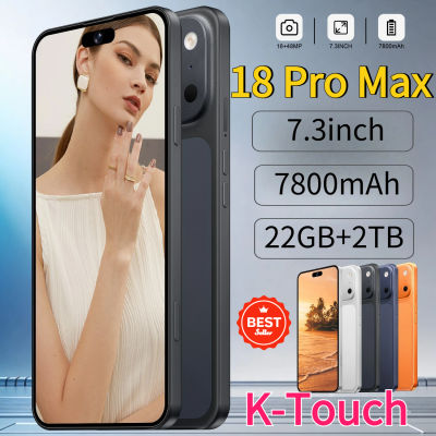 K-Touch Hot 18 Pro Max 22G+2TB Teléfonos Móviles 7.3HD Teléfono Celular Android 15 Smartphone 5G Dual SIM 7800mAh Versión Global Desbloqueada 16+48MP Teléfonos Celulares