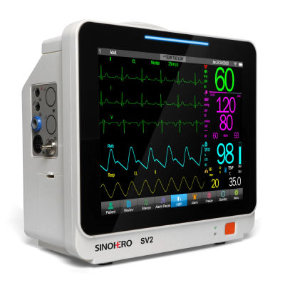 Monitor Veterinario Patient Montor con Pantalla Táctil a Color de 12 Pulgadas, Equipo Veterinario (Opcional para EtCO2, IBP, CMS, APP)