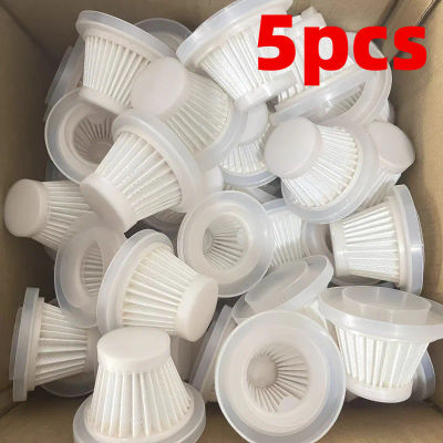 5 filtros HEPA para aspiradora, bolsas de polvo reutilizables de alta eficiencia, ajuste universal para el hogar y el coche, juego de accesorios de limpieza de regalo.
