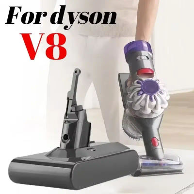 Batería de repuesto para Dyson V8, 9800mAh, 21,6 V, para aspiradora de mano Dyson V8 Absolute sin cable, batería Dyson V8