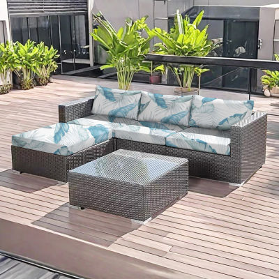 Funda Protectora Impermeable para Cojines de Sofá de Exterior, a Prueba de Polvo, para Sillas de Ratán, Muebles de Patio, Jardín y Terraza