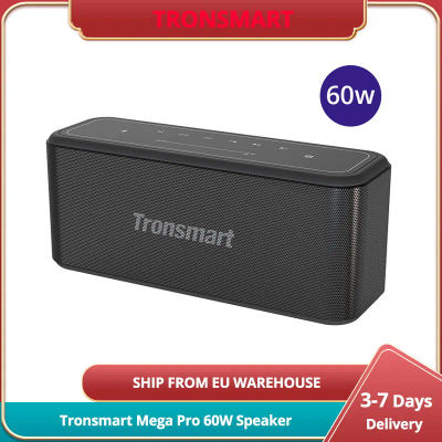 Tronsmart-altavoz Mega Pro de 60W, reproductor de Audio con Bluetooth, bajos mejorados, inalámbrico, NFC, resistente al agua IPX5, asistente de voz