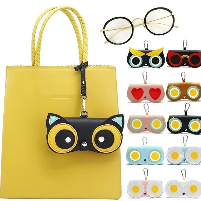 Estuche portátil para gafas de sol para mujer, bolsa de almacenamiento, estuche para gafas de sol de viaje resistente a los arañazos, bolsa para gafas