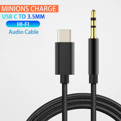 Cable de Audio auxiliar Usb tipo C a 3,5mm, adaptador de conector para auriculares, altavoz, Aux para coche para Samsung S20 Plus Note 20 S21 Ultra Tab S7