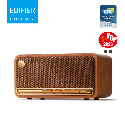 Altavoz Bluetooth de Mesa Retro EDIFIER MP230, 20W, Doble Driver de 48mm, 9 Horas de Reproducción, Carga Rápida, AUX, USB-C, Tarjeta TF, Botones Tipo Piano