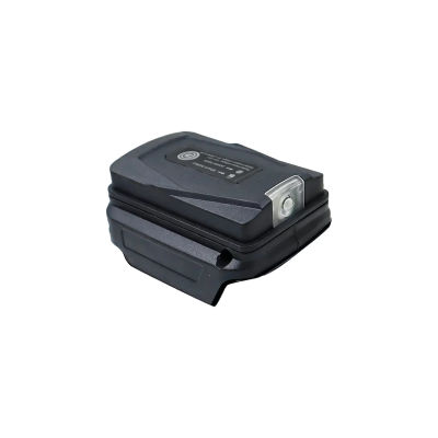 Adaptador de batería de iones de litio para Makita, 18V, puertos USB duales, cargador de teléfono, luz LED de trabajo, convertidor, lámpara, linterna