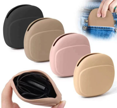 Estuche de almacenamiento de Cable de datos portátil, bolsa de silicona para auriculares, cargador de teléfono multifuncional, caja de almacenamiento de Cable de datos