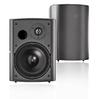 Herdio 6,5 "400W 2 uds altavoces Bluetooth para interiores y exteriores altavoces de montaje en pared impermeables resistentes a la intemperie para Patio garaje hogar