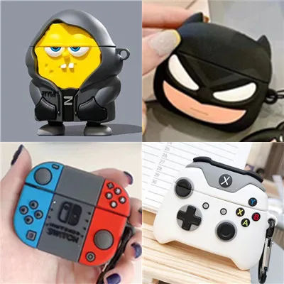 Fundas bonitas de dibujos animados para auriculares Apple Airpods 4/1/2/3, Protector de silicona para Airpods Pro 2 Funda