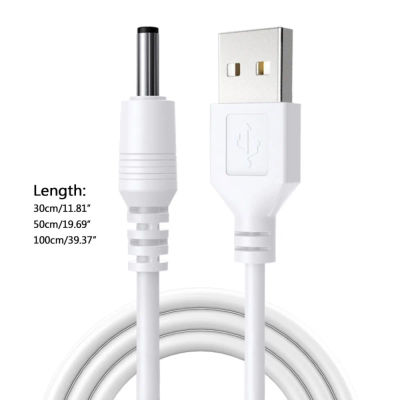 Cable de alimentación USB a CC de 3,5mm, conector Jack, Cable de alimentación de cargador de 5V, 3,5x1,35mm, Universal para HUB, Mini ventilador, enrutador, altavoz MP3/MP4