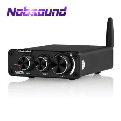 Nobsound-miniamplificador Digital TPA3116 para el hogar, dispositivo de Audio HiFi con Bluetooth 5,0, graves agudos, 50W x 2