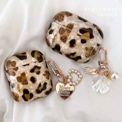 Funda Leopard Girl para AirPods Pro 2 Pro 3 USB C 2025 Fundas para Airpods 4 pro 2 3 Funda de silicona suave para airpods pro 3 2 1 Funda