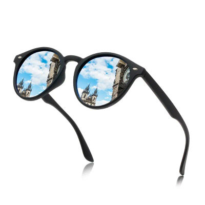Gafas de Sol Redondas de Moda para Mujer y Hombre, Clásicas, Vintage, para Conducir, Viajar, Gafas de Sol Circulares Ovaladas de Marca de Diseñador
