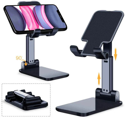 Soporte Plegable para Teléfono Inteligente y Tableta, Soporte Extensible para Teléfono Móvil para iPhone y iPad