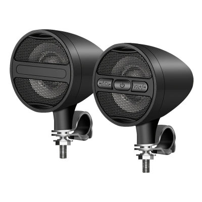 Altavoces Bluetooth para motocicleta Sistema de audio inalámbrico con USB, AUX, reproductor de música Mp3