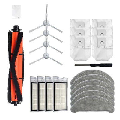 Accesorios para Xiaomi Roidmi EVE Plus Aspiradora Robótica paño de mopa filtro Hepa cepillo bolsa de polvo piezas de repuesto