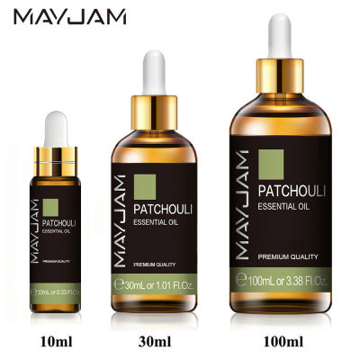 Aceite Esencial de Pachulí Puro y Natural de 10ml, 30ml, 100ml, Aceites Esenciales de Plantas para DIY, Difusor de Aroma Personal