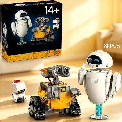 811 Piezas MOC Robot Bloques de Construcción WALLI EVE Modelo de Ensamblaje Adorno para el Hogar Colección para Adultos Regalos de Navidad y Festivales