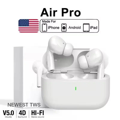 Audífonos Inalámbricos Bluetooth TWS New Air Pro, Auriculares con Cancelación de Ruido ANC, Baja Latencia, Sonido HiFi para iPhone y Android