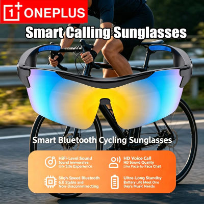 Gafas Bluetooth OnePlus con Traducción por IA, Bluetooth 5.4 para Deportes al Aire Libre y Protección Solar, Compatible con Llamadas y Música