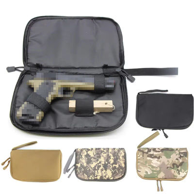 Funda Universal Táctica para Pistola, Compatible con G 17 19 M9, con Porta Cargadores, Acolchada y Resistente a Impactos