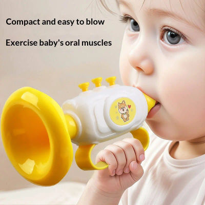 Juguete musical educativo para bebés y niños, instrumento de silbato, trompeta pequeña, regalo de fiesta de cumpleaños