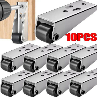 Ruedas direccionales de movimiento suave, rodillo para muebles, soporte de rueda de empuje plana, rueda de polea direccional montada lateral silenciosa