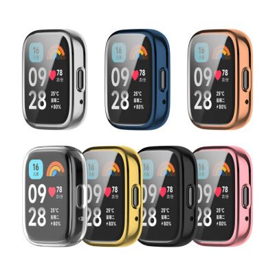 Funda completa para Xiaomi Redmi Watch 3 Active 3Lite SmartWatch TPU funda protectora de pantalla carcasa protectora para Xiaomi Redmi Watch 3
