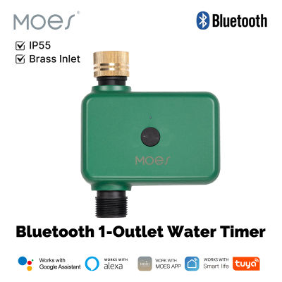 MOES Tuya Smart Bluetooth válvula de 1 salida rociador temporizador de agua controlador programable automático filtro de retardo de lluvia lavadora Control por aplicación