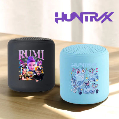 Move K-Pop Demon Hunters Altavoz Bluetooth Mini altavoz portátil con estampado de dibujos animados para escuchar música regalos de cumpleaños de moda